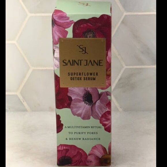 SAINT JANE-Superflower Detox Serum | Luxury,Floral-Infused, Clean Skincare 30ml - Picture 1 of 7